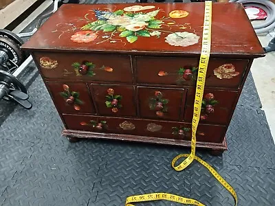 Vintage Wood Dresser Jewelry Cabilet Ladies Dresser Furniture Dresser Drawers... • $250