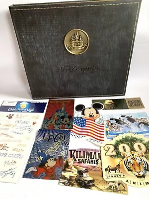 Walt Disney World Photo Album And Postcards Sticker Holds 200 4x6 Keepsakes • £15