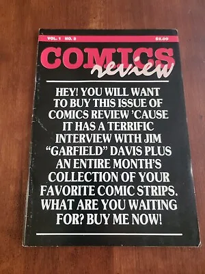Comics Review Magazine #3 1984  Garfield Beetle Bailey Blondie Hagar  Horrible • $11.99