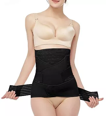 3-in-1 Postpartum Recovery Belt Belly Bands Maternity Postnatal Waist  Shaper • £17.99