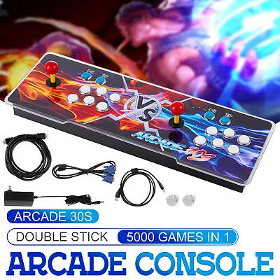 Pandora Box 30s 3D/2D 5000 In 1 Retro Video Games Double Stick Arcade Console • $95.90