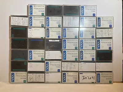 Lot Of 40 Exabyte X6 20/40GB VXA-2 Packet Data Tape Backup Cartridge Ecrix • $99.95