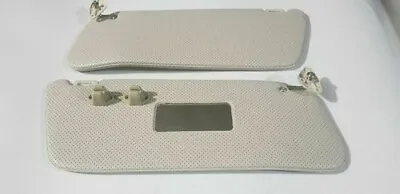 Mercedes W108-W109 Sun Visor Left+Right With Mirror Cream Perforated New • $135.06