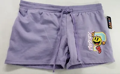 Pac-Man Juniors' Graphic Fleece Shorts Size XL/New • $7