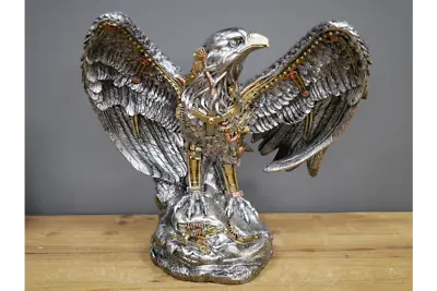 Detailed Steampunk Style Spread Winged Eagle Ornament • £34.99