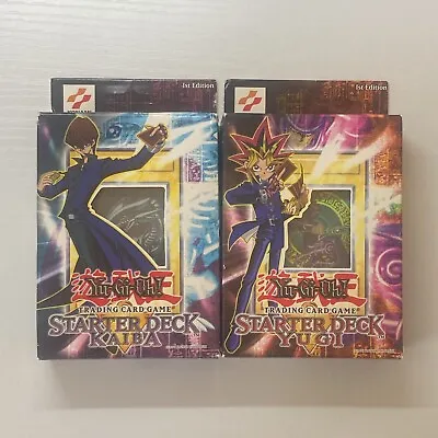 Yu-GI-Oh | 1st Edition SDK Kaiba & SDY Yugi Starter Deck | Sealed N/A | W/ Cases • $5683.28