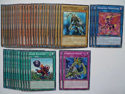 Giant Ballpark Insect Deck * Ready To Play * Yu-gi-oh • £15