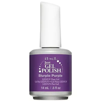 IBD Gel Professional Pure LED & UV Just Gel Polish - Slurple Purple - 14 Ml • £2.95