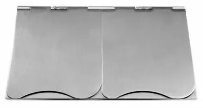 £23.15 • Buy G&H 6164SS 2 Gang Stainless Steel Floor Socket 4 Module Plate