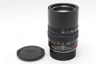 【MINT】 Leica Elmarit M 90mm F/2.8 Black E46 Lens From JAPAN • $969.99