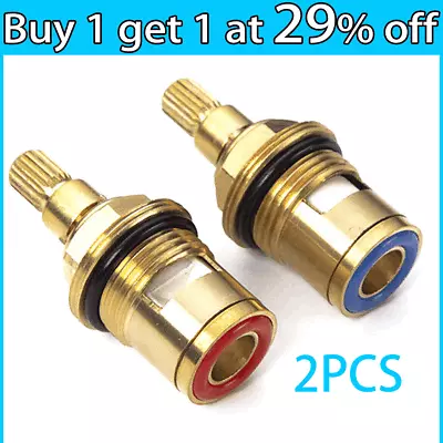 2pcs Kitchen Ceramic Tap Cartridge Valve Disc Insert Quarter Turn 1/2  20teeth • £4.89