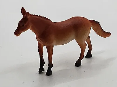 Brown Plastic Horse With Head Raised Up Equestrian Cake Topper Decoration • £0.99