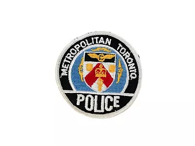 Metropolitan Toronto Police (Canada) Uniform Take-Off Patch • $18.95