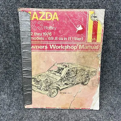 Mazda RX-3 1972-1976 Tune-up Shop Repair Service Manual Book Wiring Diagram 1975 • $24.95