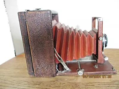 Antique Voigtlander Red Bellows Camera AGC.for Parts • $44.99