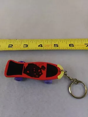 Vtg Mini Skateboard Keychain Key Chain Key Ring Hangtag Fob *102-4 • $11.25