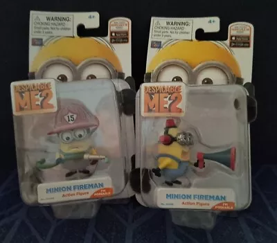 Despicable Me 2 Set Of Two Minion Firemen • $26.50