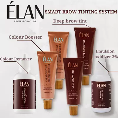 ELAN Deep Brow Tint Colour Booster Oxidant 3% Color Remover • $17.21