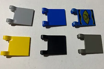$1.39 • Buy LEGO Parts 2335 Alt 11055 (2pcs) 2x2 Square Flag With Clips Brick Choose Color