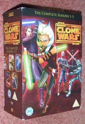 £32.25 • Buy Star Wars - The Clone Wars: Seasons 1-5 DVD Box Set (2013) George Lucas Cert PG
