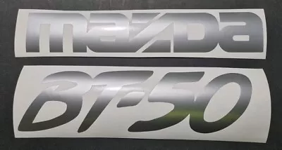 Mazda BT-50 Ute Tray Vinyl Sticker / Decal Pack In Silver Or Gunmetal Metallic.. • $20