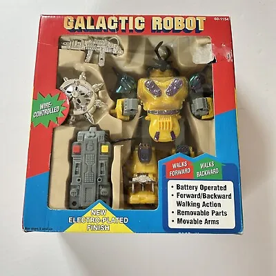 Vintage Radio Shack Robot Galactic Battery Operated Toy New In Box Toy 60-1154 • $36