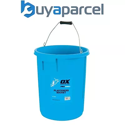 OX Pro Plasterers Bucket 25L 5 Gallon Plaster Mortar Deep Mixing Bucket P110825 • £18.08