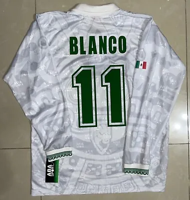BLANCO MEXICO 96-97   Size XL SHIRT ABA SPORT NEW WITH TAGS MANGA LARGA  • $185