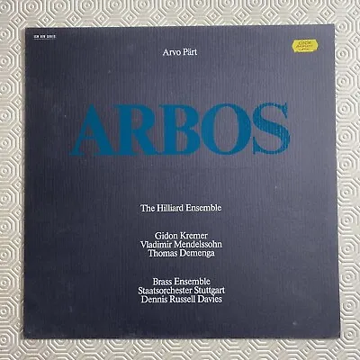 Arvo Pärt - The Hilliard Ensemble - Arbos Vinyl LP Record  • £19.95