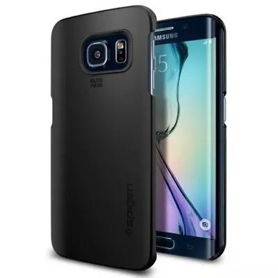 Spigen Thin Fit Case - To Suit Samsung Galaxy S6 Edge - Smooth Black • $14.45