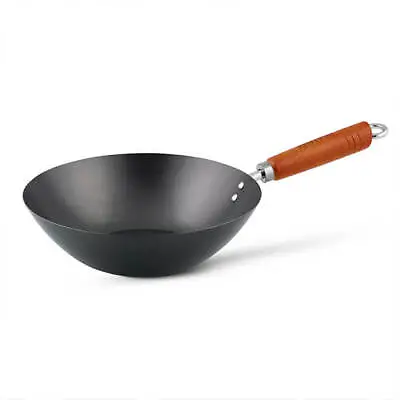 Ken Hom Classic 27cm Non-Stick Carbon Steel Wok • £22