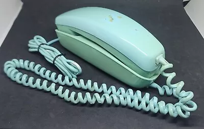 Vintage 1970 Bell System Trimline Rotary Desk Phone Rare Color Light Blue Works • $12.99