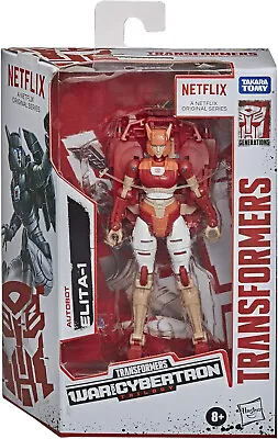 Transformers Netflix ELITA-1 Deluxe Class Figure NEW Hasbro War For Cybertron • $39.90