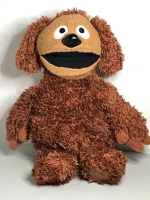 Disney Store Muppets Rowlf Brown Plush 16” Puppy Dog Stuffed Animal • $95