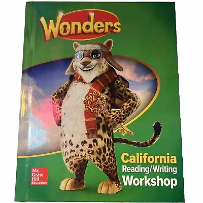 Wonders Grade 4 California Reading Writing Workshop McGraw Hill Hardcover • $10