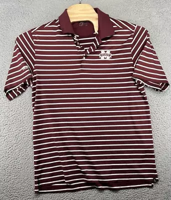 PING Golf Mississippi State Bulldogs Striped Polo Shirt Men's Large L READ • $18.82