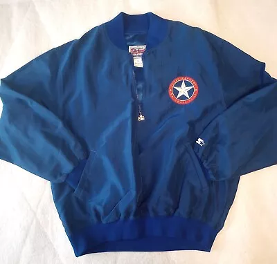 XL Starter 1997-2000 Field Worn Team Issued TX RANGERS HoF Warm-up Jacket. • $200