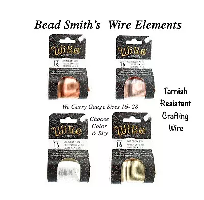 Wire Elements Beadsmith Choose Color & Gauge Crafting Wire Jewelry Medium Temper • $5.69