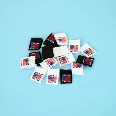 American Flag Made In Usa Labelsclothing Tag 1-1/2  X 1/2  • $169.99