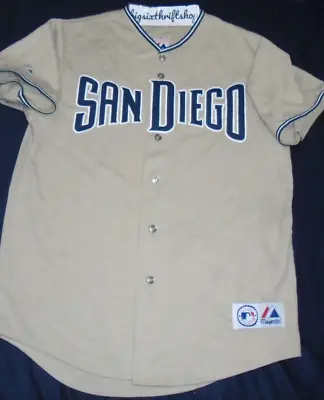 San Diego Padres Majestic Vintage Mlb Baseball Jersey Adult Large • $50