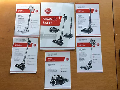 Collectible Hoover Vacuum Cleaner Retail Display Posters H-Free & Whirlwind • £9.99