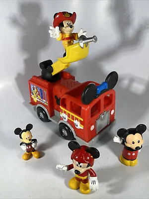 2011 Mattel | Disney Mickey Mouse Clubhouse Fire Truck W/Sound & Extra Character • $13.56