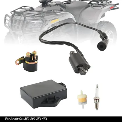 For Arctic Cat 250 300 2X4 4X4 Ignition Coil Spark Plug CDI Box Ignition Coil • $28.55