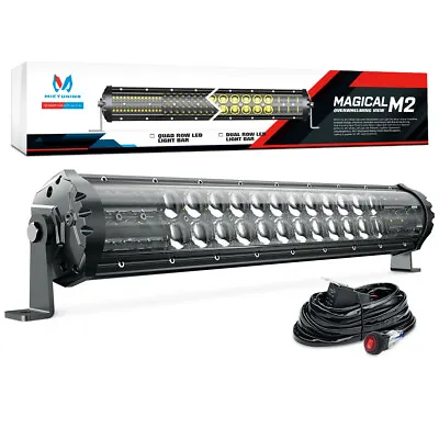 MICTUNING M2 21inch Quad-Row 12680lm LED Light Bar OffRoad Driving Lamp Car 180w • $79.89