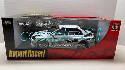 Jada Import Racer Mitsubishi Motors Lancer Evolution Viii 1:18 Toyo Tires Hks • $389.95