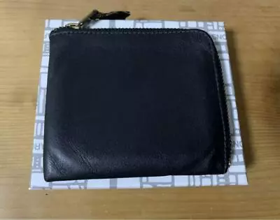 Comme Des Garcons L-shaped Zipper Leather Wallet Coin Case  • $93