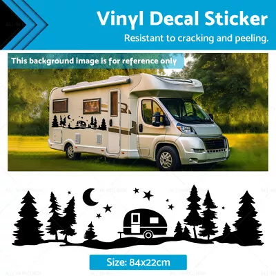 Mountains Adventure Vinyl Decal Sticker Suitable ForCamper Van Motorhome Caravan • $15