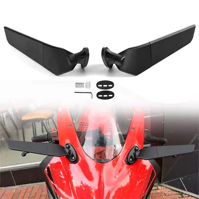 For BMW S1000RR S 1000RR Wind Wing Adjustable Rotating Upgrade Rearview Mirror A • $25.98