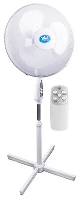 £24.99 • Buy Prem-I-Air 16 Inch (40 Cm) Height Adjustable Pedestal Fan - Remote And Timer