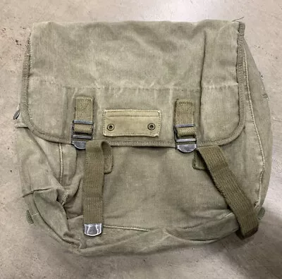 WWII US M1936 OD Musette Bag • $34.99